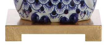 Justina 16" Ceramic Mini LED Table Lamp - JONATHAN Y